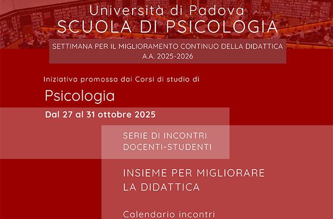 Collegamento a Settimana per il miglioramento continuo della didattica a.a. 2025-2026